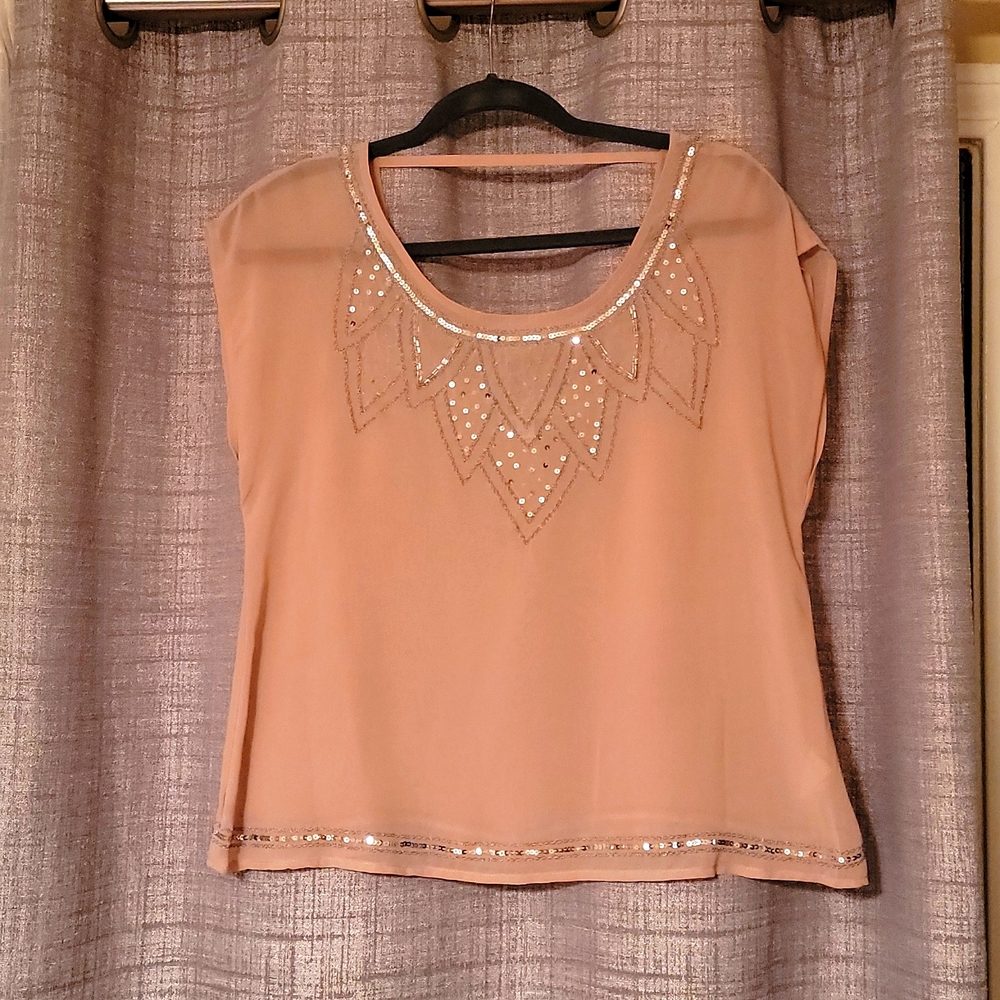 Decree Sheer Top